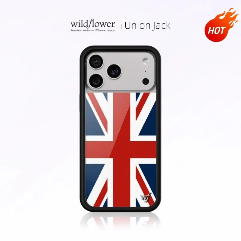 ファッションワイルドフラワーINSユニオンジャックiPhon - Phone Cases Uk のレビューと価格