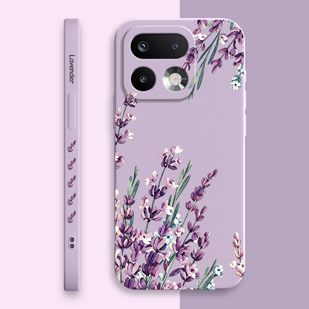 ラベンダー柄のスマホケース、Oppo Realme 16 1 - Phone Cases Silicone のレビューと価格