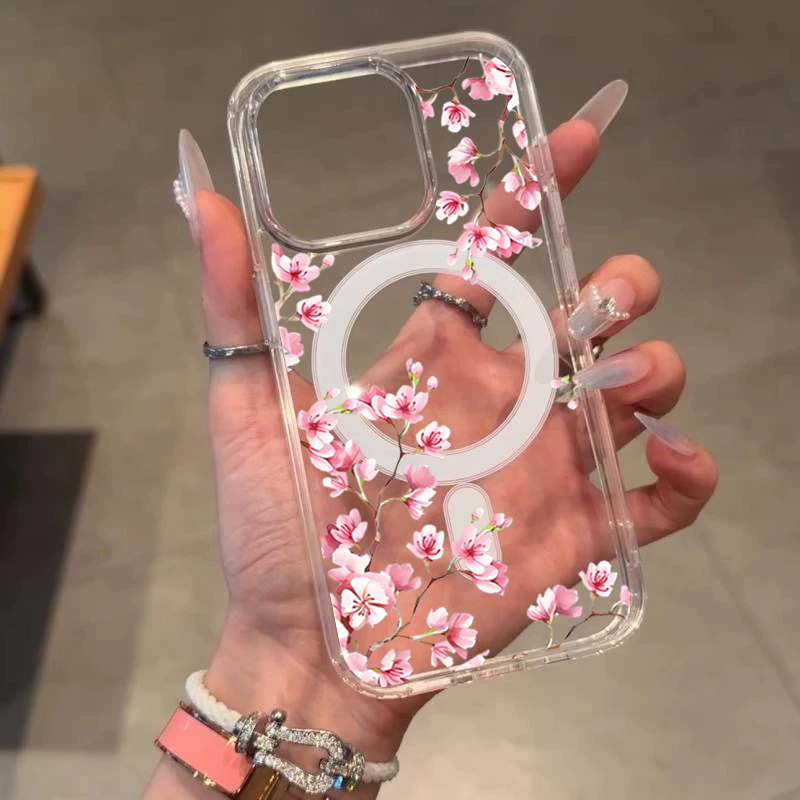 高級ピンク INS 花柄ケース iPhone 14 Pro  - Phone Cases Pink のレビューと価格