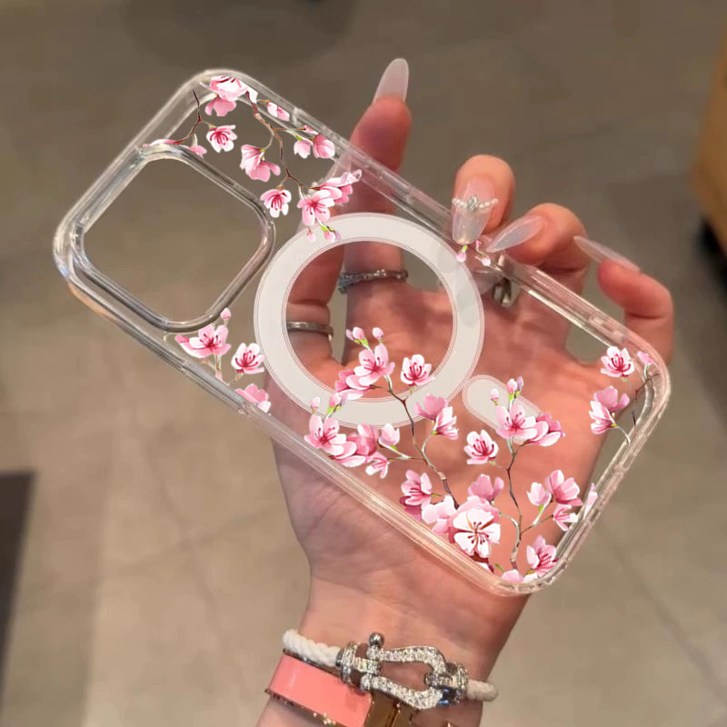 高級ピンク INS 花柄ケース iPhone 14 Pro  - Phone Cases Pink のレビューと価格