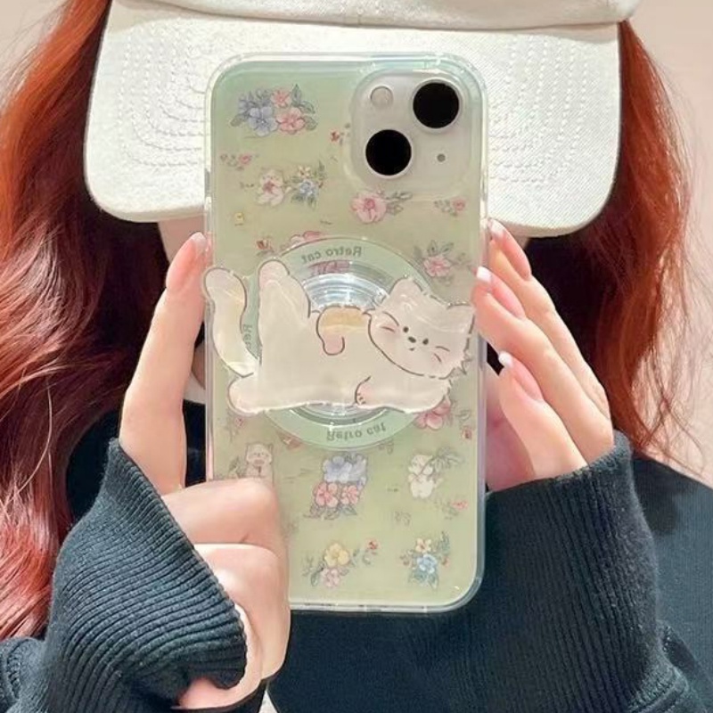 韓国かわいいキティ Magsafe 電話磁気 Griptok - Phone Cases Quirky のレビューと価格