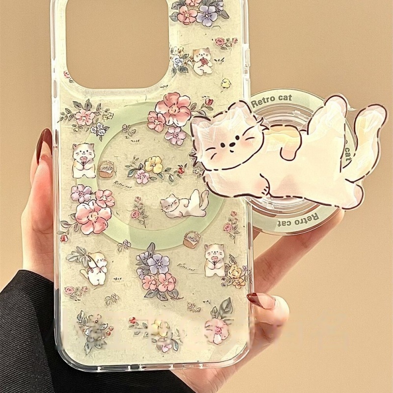 韓国かわいいキティ Magsafe 電話磁気 Griptok - Phone Cases Quirky のレビューと価格