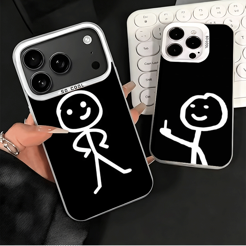 面白いスティックマンマッチマン耐衝撃スマホケース iPhon - Phone Cases Quirky のレビューと価格