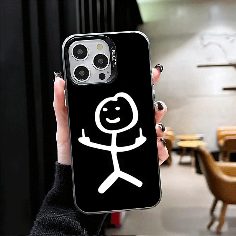 面白いスティックマンマッチマン耐衝撃スマホケース iPhon - Phone Cases Quirky のレビューと価格