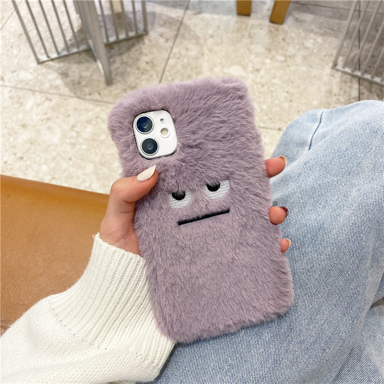 面白いぬいぐるみ風ファーパターンのソフトフォンケース iPh - Phone Cases Quirky のレビューと価格