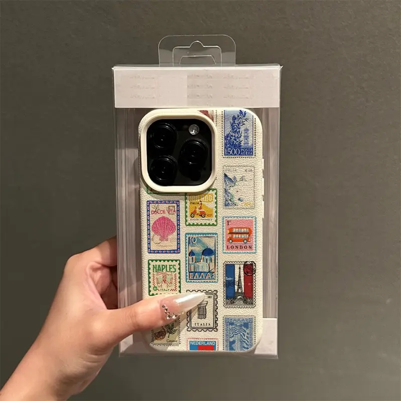 鮮やかなレトロ調のライチ柄デザインのiPhone 18、17 - Phone Cases Art のレビューと価格