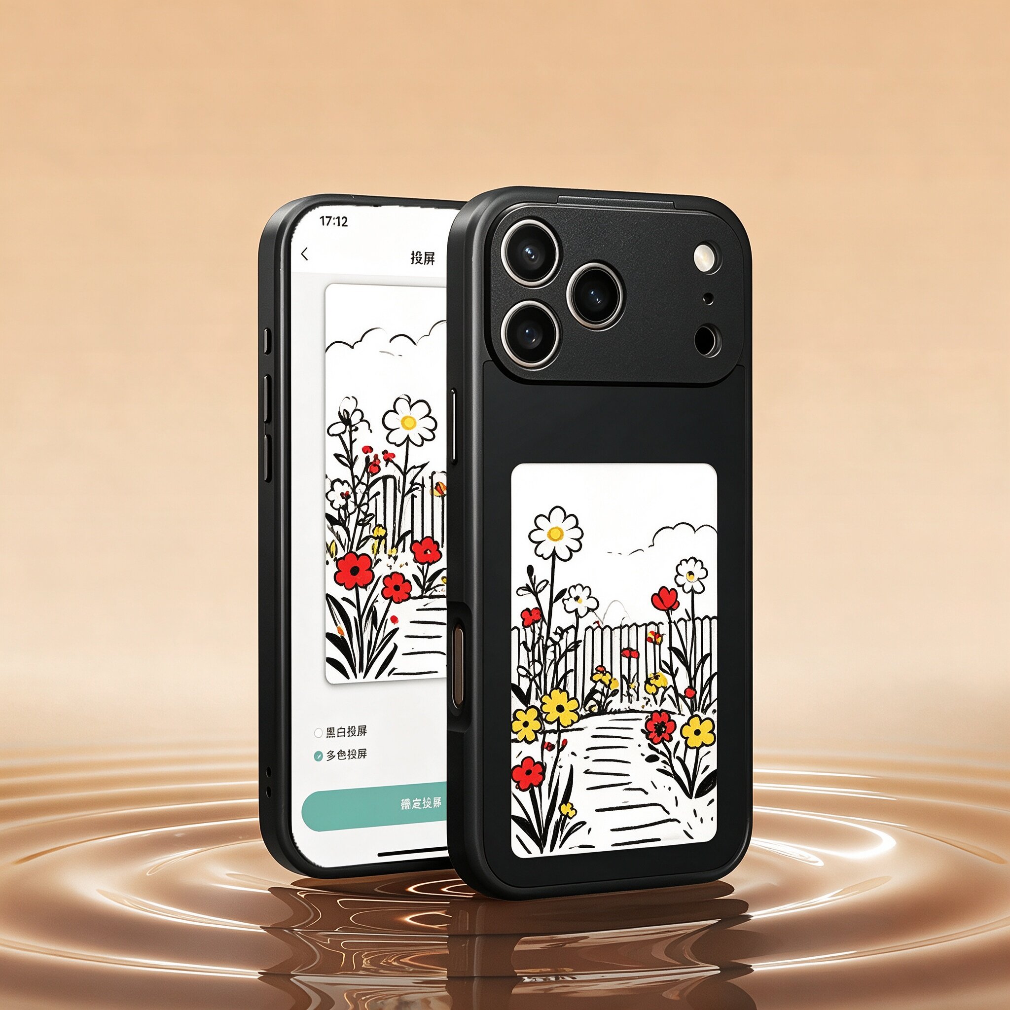 E-inkフォンケース DIYスクリーン iPhone 17 - Phone Cases Diy のレビューと価格