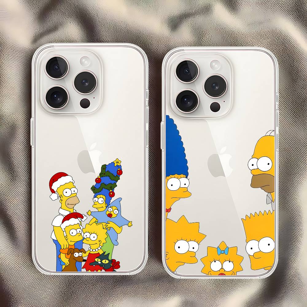 L-Simpsons-Es 面白いクリスタルクリアソフトフォ - Phone Cases Quirky のレビューと価格