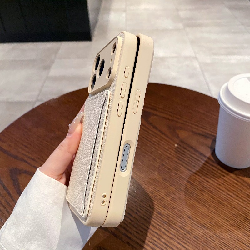 PUレザー財布型スマホケース カードホルダー付き iPhon - Phone Cases That Hold Cards のレビューと価格