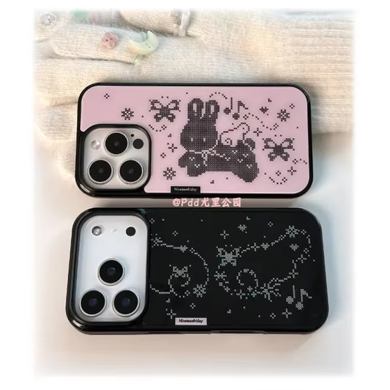 韓国の可愛い女の子用ウサギの羽ピンクのキュートなスマホケース - Phone Cases Xr Cute のレビューと価格