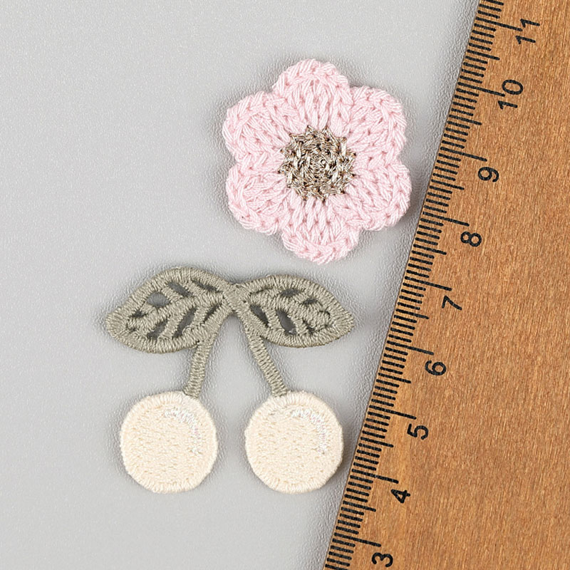 20 個ピンクホワイト桜刺繍アップリケヘアクリップアクセサリ - Phone Cases The Dairy のレビューと価格