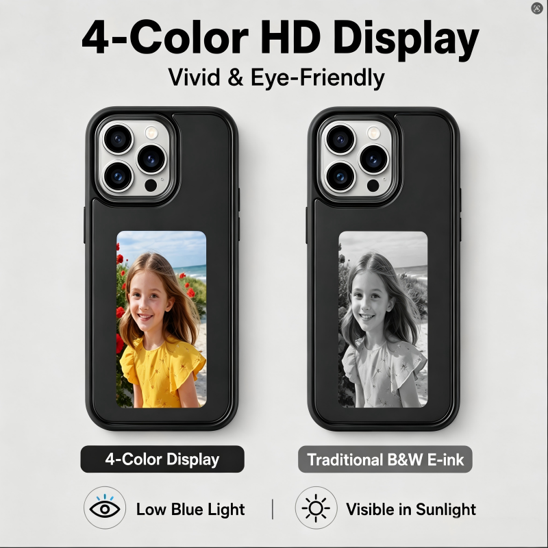 NFCパッシブ4色E-Inkディスプレイ搭載iPhone 1 - Phone Cases Diy のレビューと価格