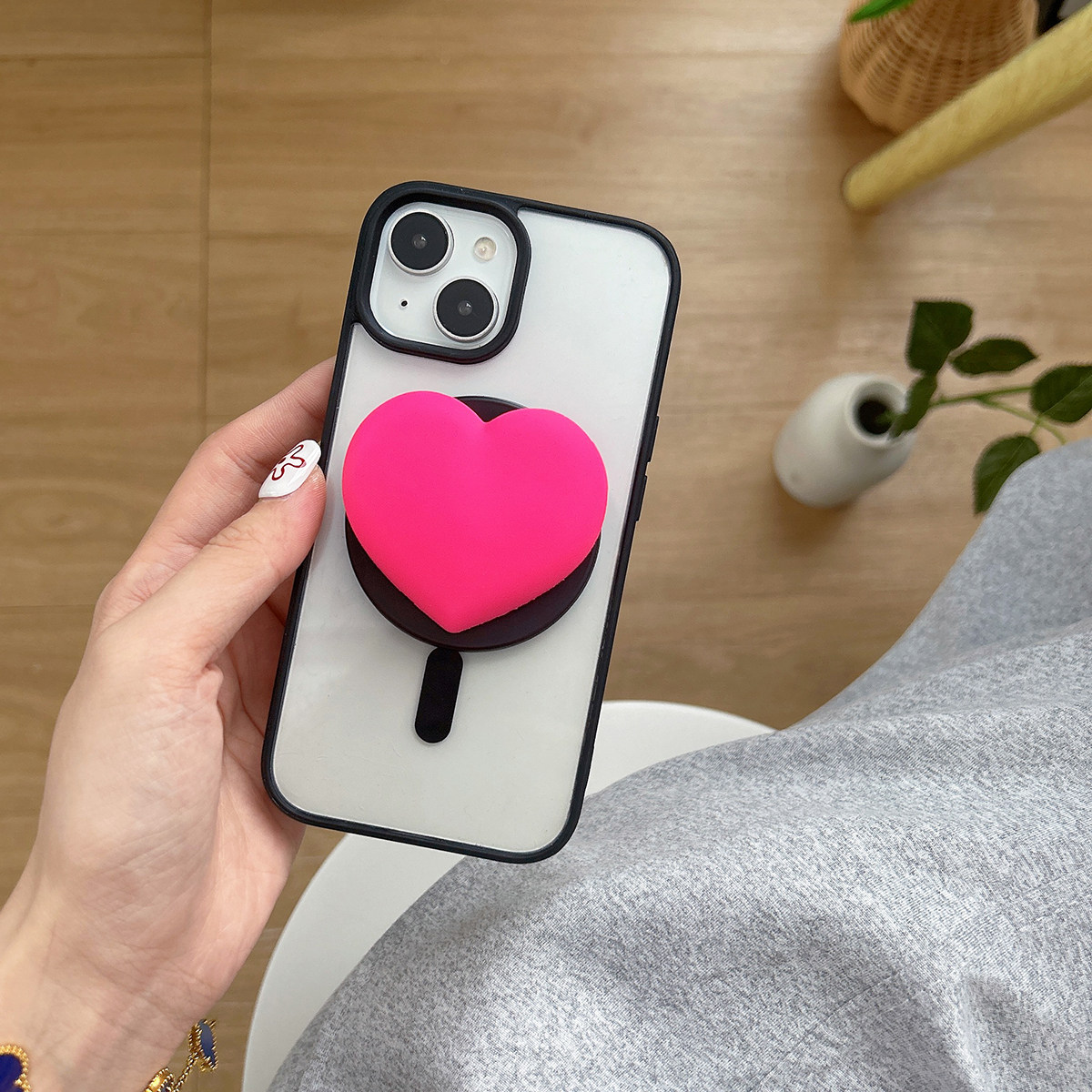 かわいい漫画風ハート型Magsafe対応マグネット式スマホグ - Phone Cases Quirky のレビューと価格