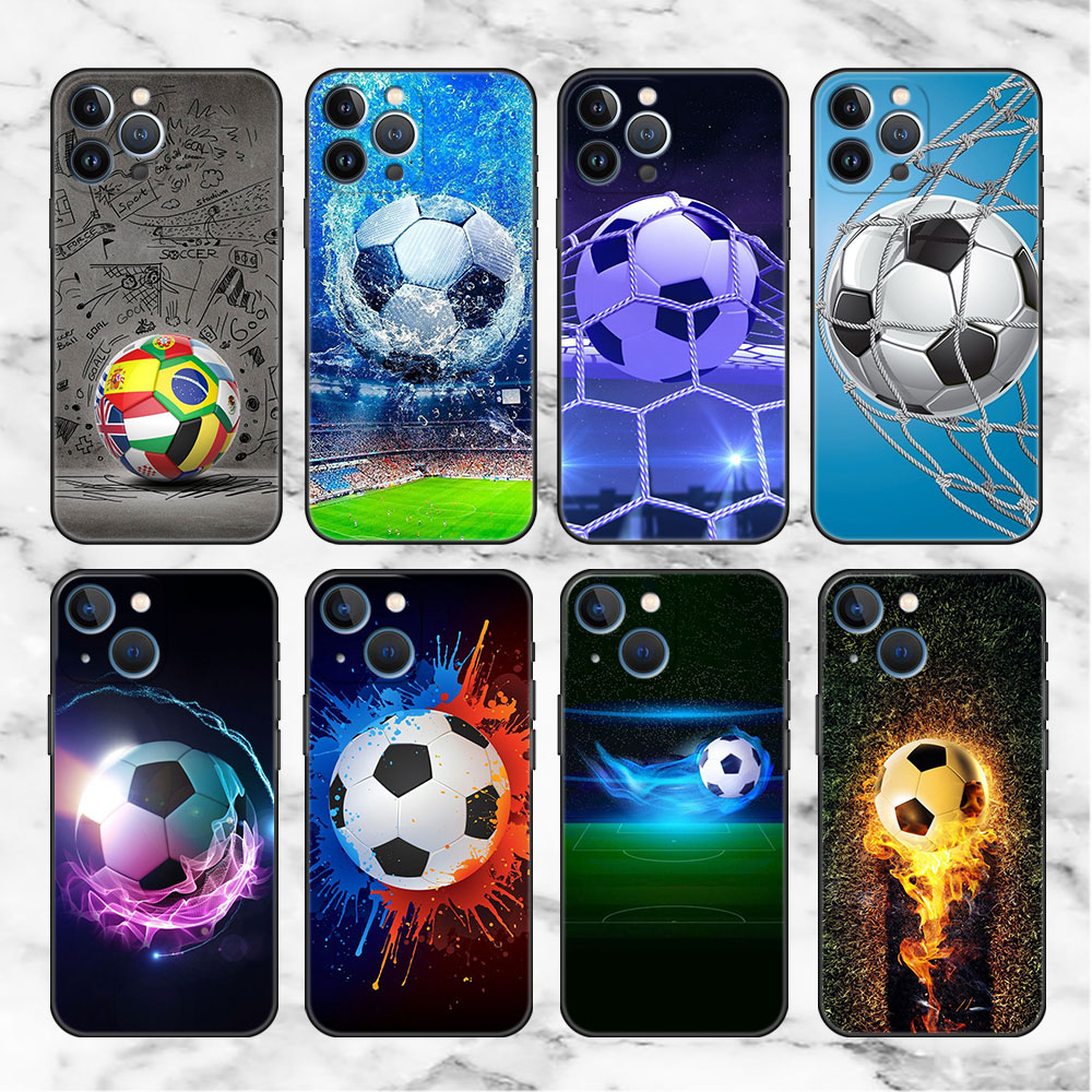サッカーサッカーケース Apple iPhone 14 15 - Phone Cases Jersey のレビューと価格