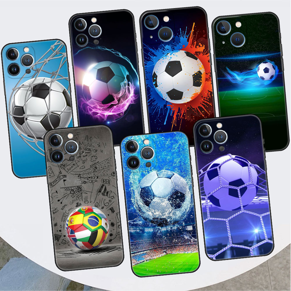 サッカーサッカーケース Apple iPhone 14 15 - Phone Cases Jersey のレビューと価格