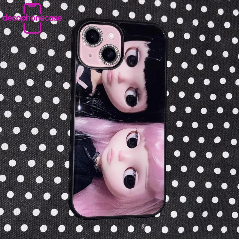 日韓系ダークガールアート柄iPhone11/12/13/14 - Phone Cases Art のレビューと価格