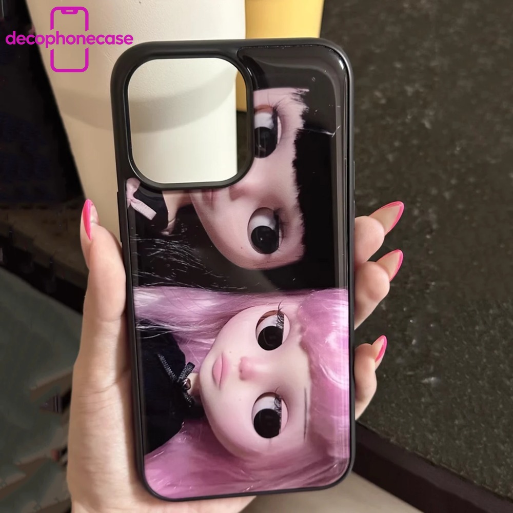 日韓系ダークガールアート柄iPhone11/12/13/14 - Phone Cases Art のレビューと価格