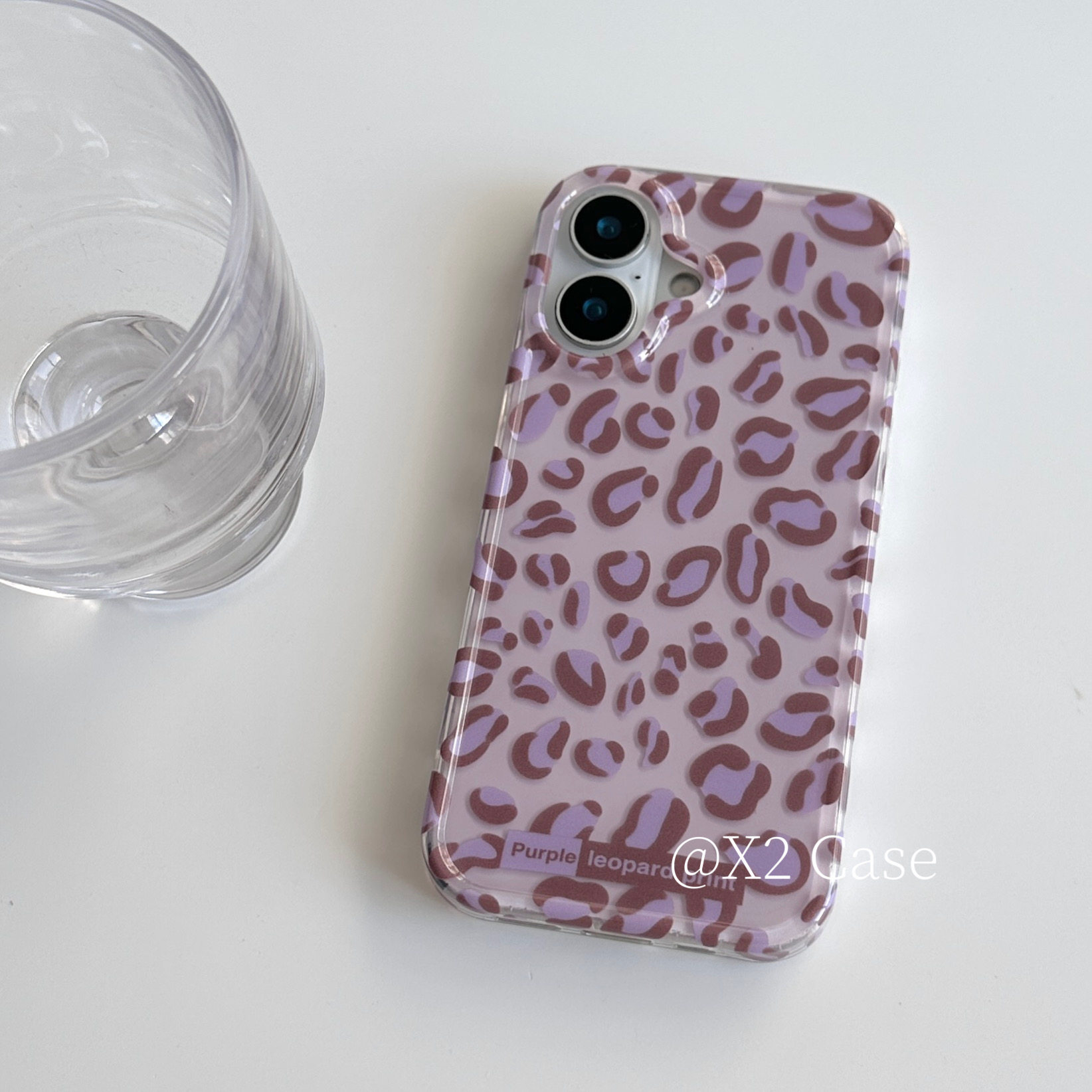 スパイシーガールスタイルのライトパープルレオパードプリントの - Phone Cases Leopard Print のレビューと価格