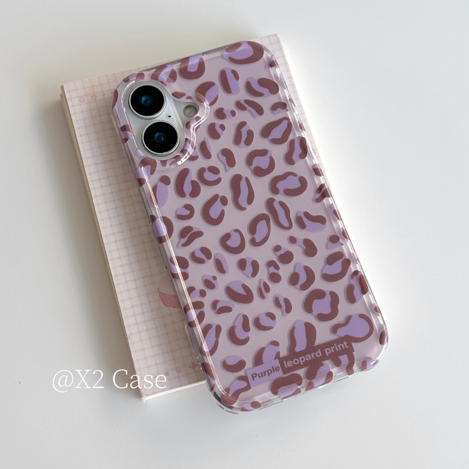 スパイシーガールスタイルのライトパープルレオパードプリントの - Phone Cases Leopard Print のレビューと価格