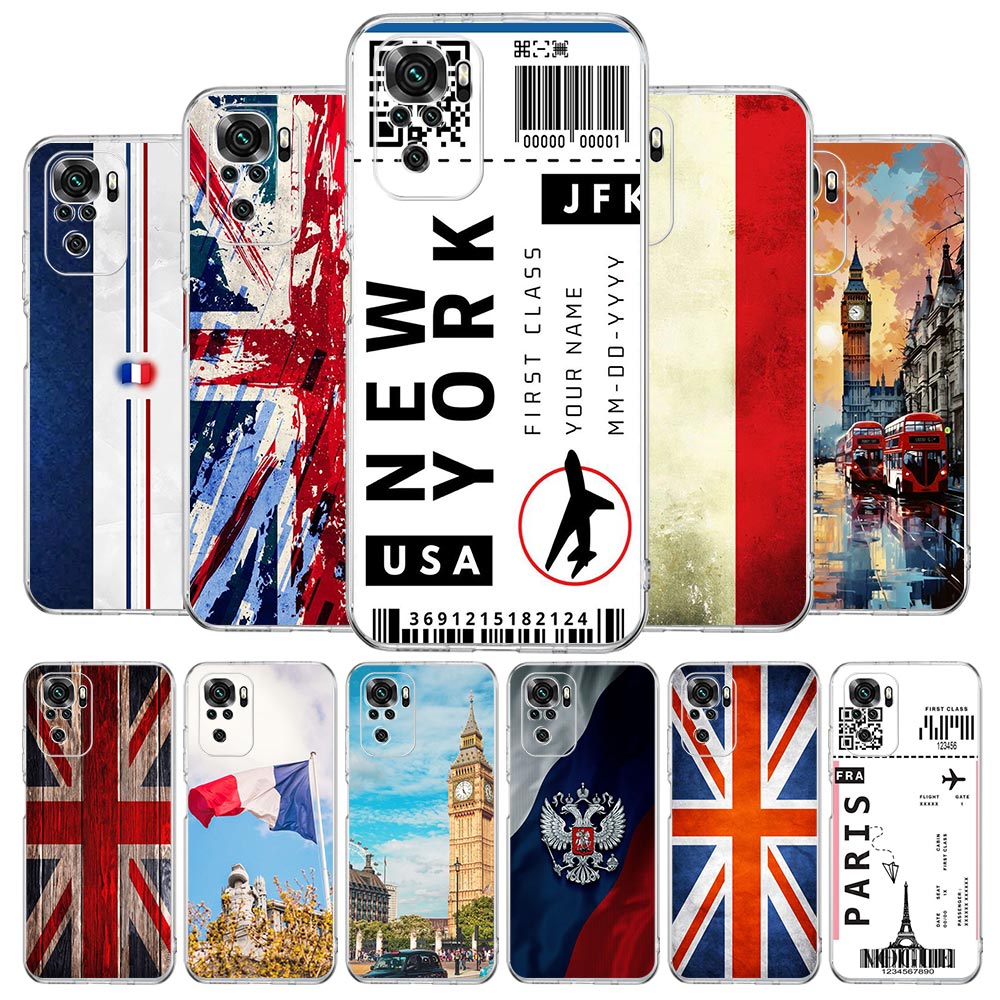 国旗柄RU FR UKソフトフォンケース Xiaomi Re - Phone Cases Uk のレビューと価格